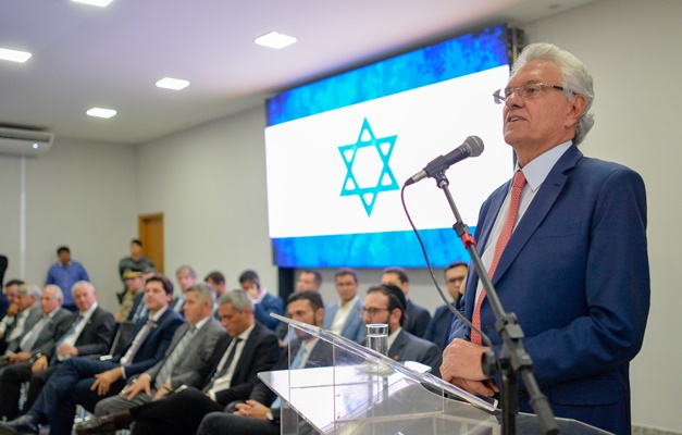 "A comunidade judaica pode viver em paz em Goiás", diz Caiado