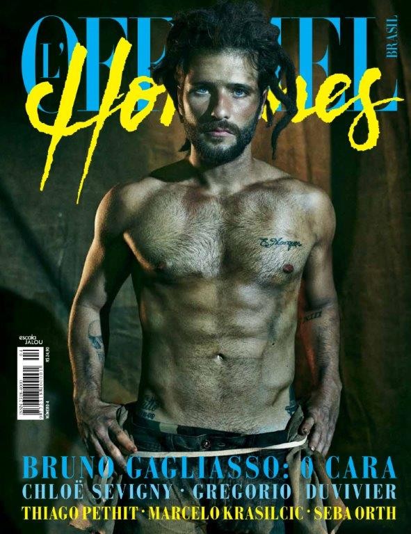  Bruno Gagliasso posa nu para ensaio de revista masculina