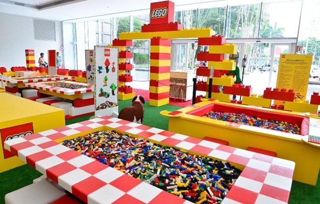'Casa Lego' promove atividades para crianças no Shopping Flamboyant