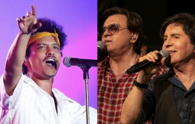 'Evidências': Chitãozinho e Xororó reagem a homenagem de Bruno Mars no The Town