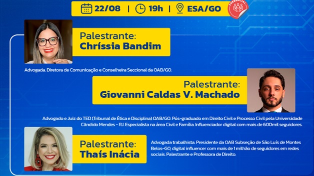  Goiânia recebe palestra sobre a integração entre Mídia Social e Advocacia