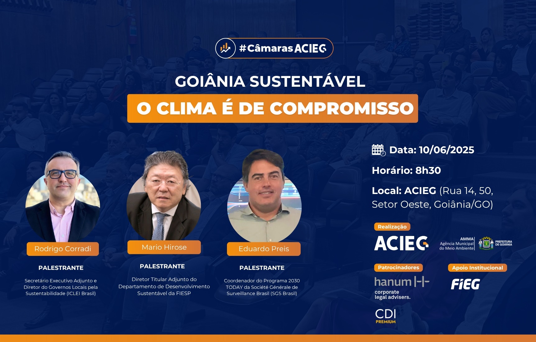 'Goiânia Sustentável' reúne poder público e empresários com foco na COP30