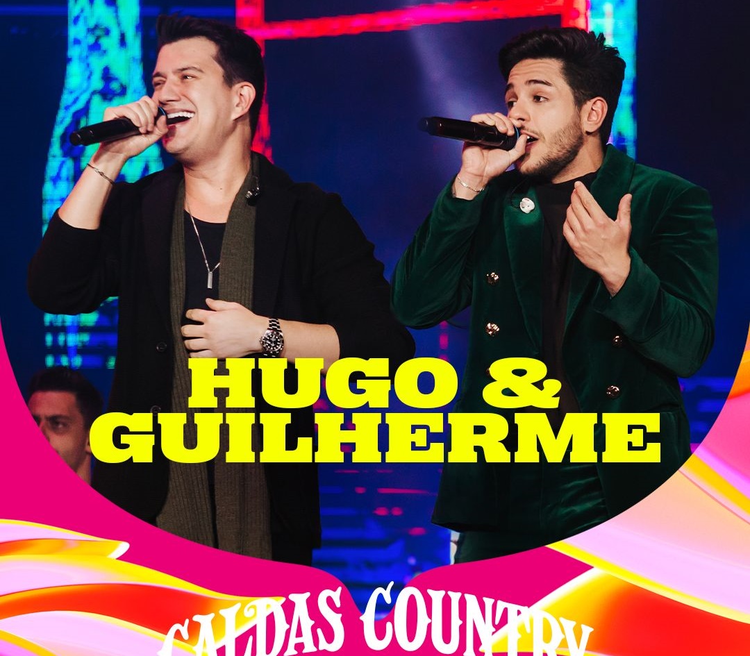  Hugo e Guilherme sobem pela 1ª vez no palco do Caldas Country Festival 
