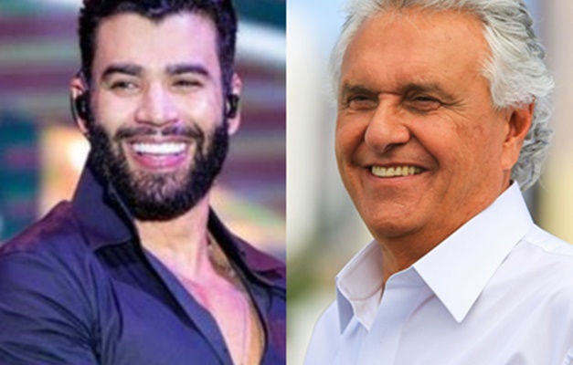 "Nosso futuro presidente", diz Gusttavo Lima a saudar Caiado durante show 