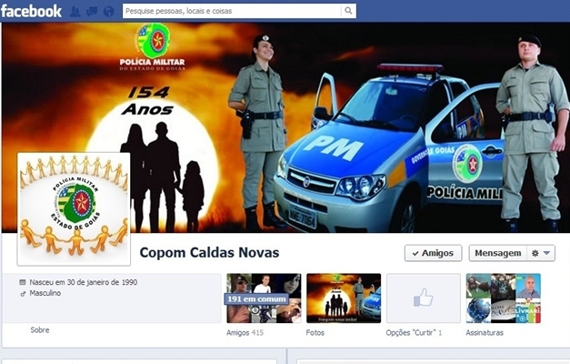 PM de Caldas Novas lança atendimento inédito via Facebook