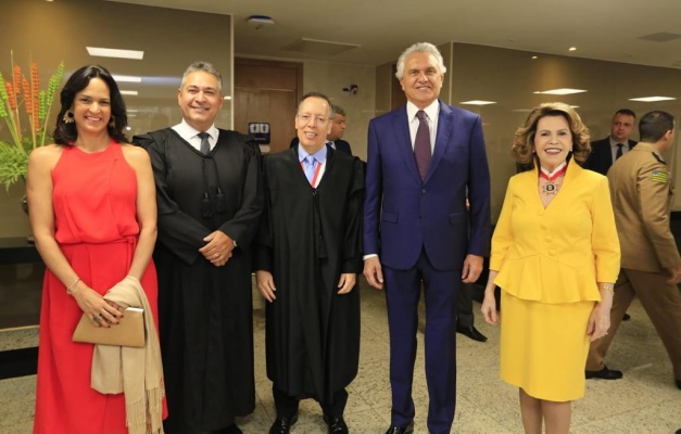 "Tomarão as decisões mais justas", diz Caiado em posse de desembargadores 