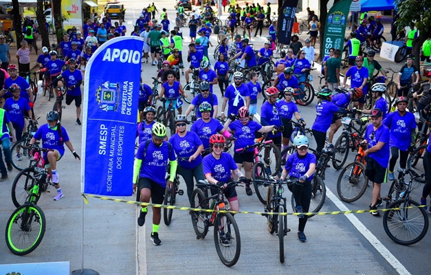 1º Passeio Ciclístico do Centraliza realiza trajeto de 15km por Goiânia