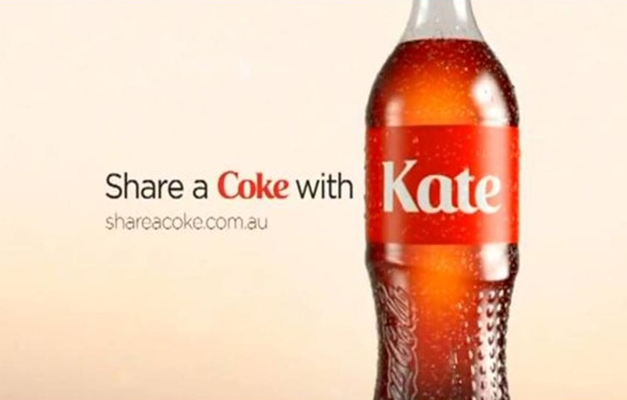Coca-Cola estampa nomes comuns em embalagens na Austrália