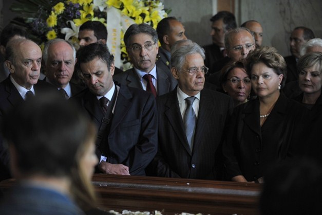 Dilma participa do velório de Itamar Franco em Minas