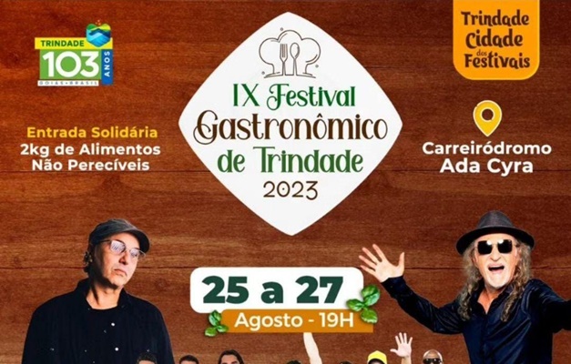 9º Festival Gastronômico de Trindade reunirá mais de 30 expositores