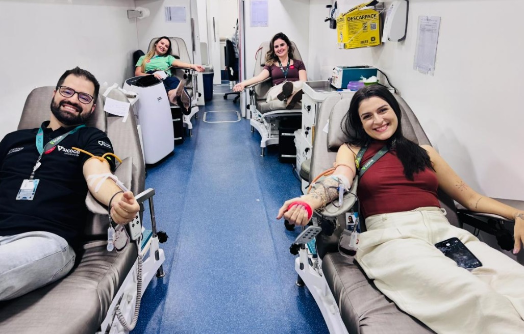 Ação Cooperação Tá no Sangue recebe doações que podem impactar até 200 vidas