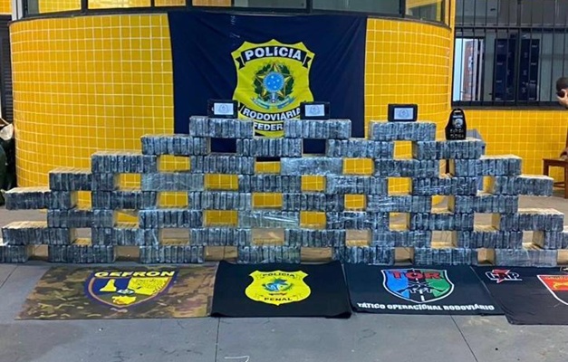 Ação policial conjunta entre Goiás e Mato Grosso apreende 510kg de drogas
