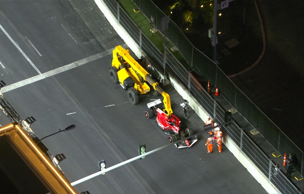 GP de Las Vegas de F1: 1º treino é encerrado por tampa de bueiro, fórmula  1