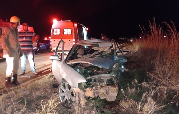 Acidente deixa dois mortos e quatro feridos em Planaltina de Goiás 