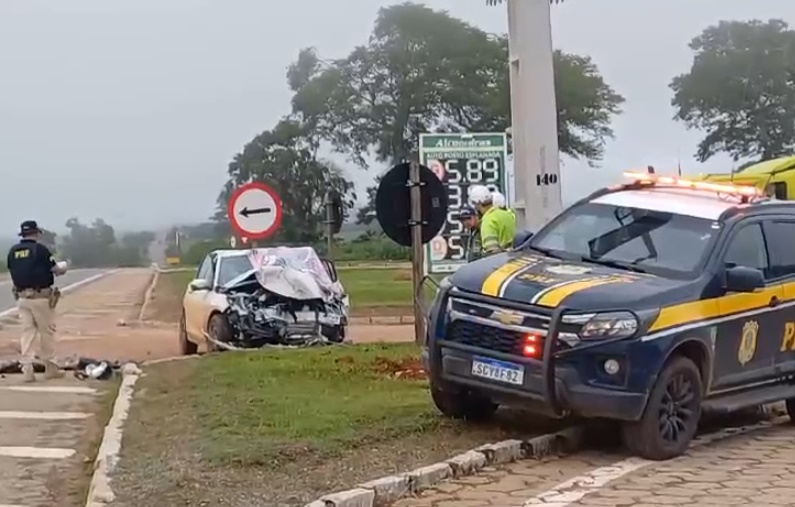 Acidente na BR-153 mata três pessoas em São Luiz do Norte