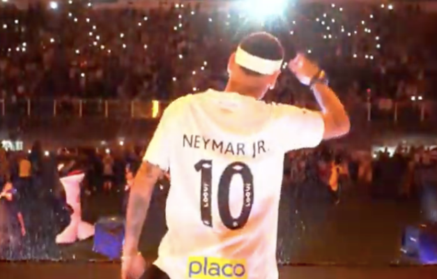 Acompanhe ao vivo a apresentação de Neymar no Santos