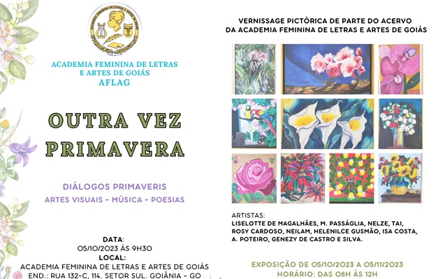 AFLAG abre mostra de artes visuais, música e poesias nesta quinta-feira (5)