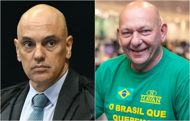 Alexandre de Moraes devolve redes sociais a Luciano Hang após dois anos de bloqueio
