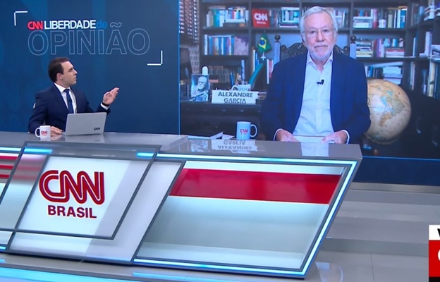 Alexandre Garcia ameaça deixar CNN após ser questionado por jornalista 