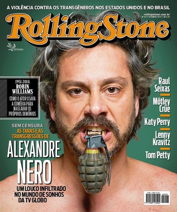 Alexandre Nero fala sobre trabalho e vida pessoal na Rolling Stone
