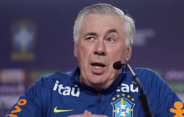Ancelotti manterá Brasil com quatro atacantes em duelo contra o Chile