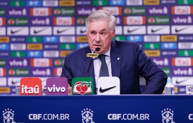 Ancelotti quer seleção brasileira forte na defesa para mirar hexa: 'Defender bem é fundamental'