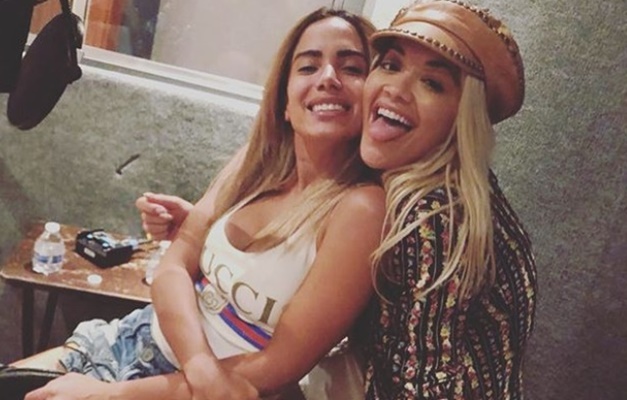 Anitta publica foto com Rita Ora e indica nova parceria