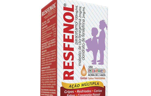 Anvisa suspende distribuição e venda do antigripal Resfenol