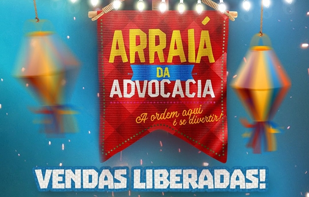 Arraiá da Advocacia terá música e comida típica no Cel da OAB-GO 