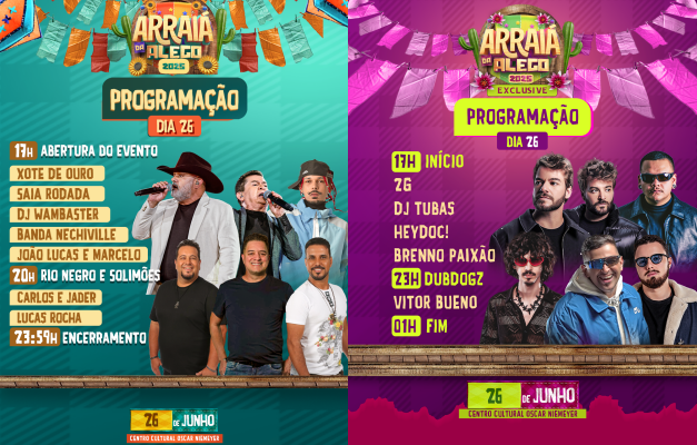 Arraiá da Alego 2025 movimenta Goiânia com dois dias de festa