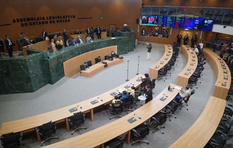 Assembleia aprecia proposta de orçamento enviada por Caiado para 2025 