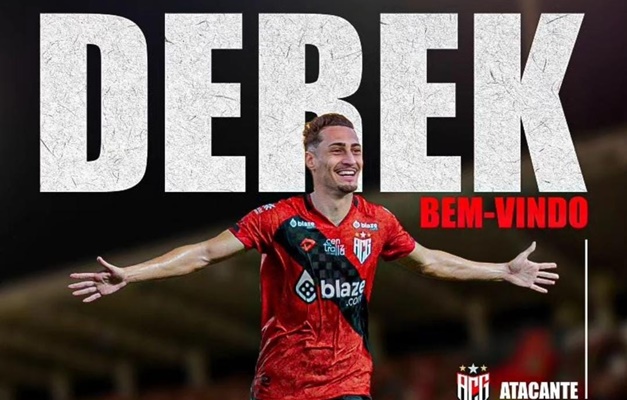 Atlético-GO acerta contratação do atacante Derek