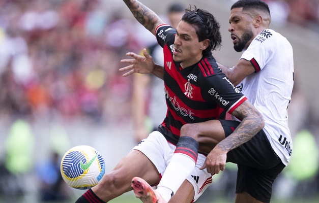Atlético-GO perde para o Flamengo por 2 a 0 no Maracanã
