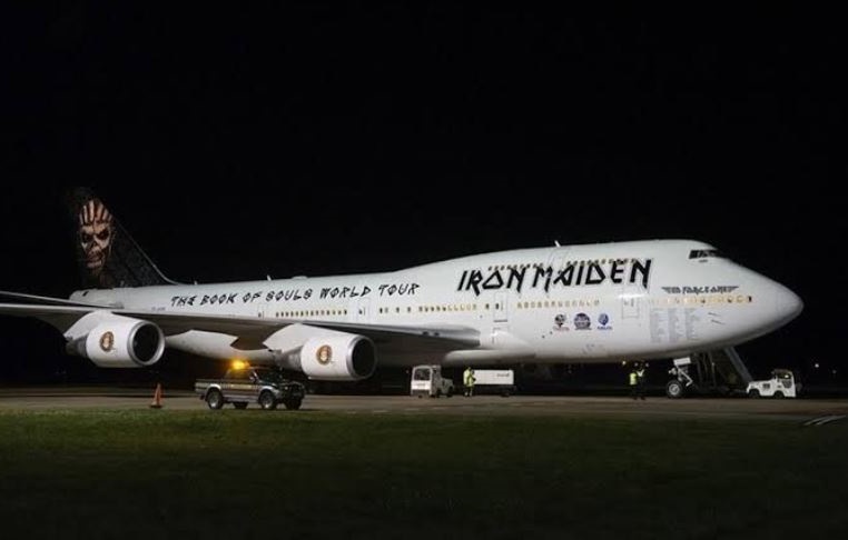 Avião do Iron Maiden é desmontado e vira peça de colecionador