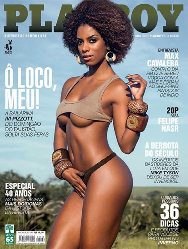 Bailarina do Faustão, Ivi Pizzott está na capa da Playboy de maio