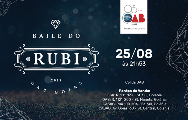 Baile do Rubi 2017 será realizado nesta sexta-feira (25/8) em Goiânia