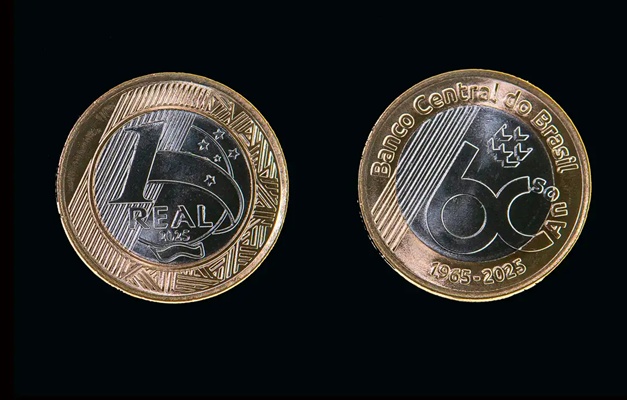 Banco Central lança moeda comemorativa de R$ 1 pelos 60 anos do órgão