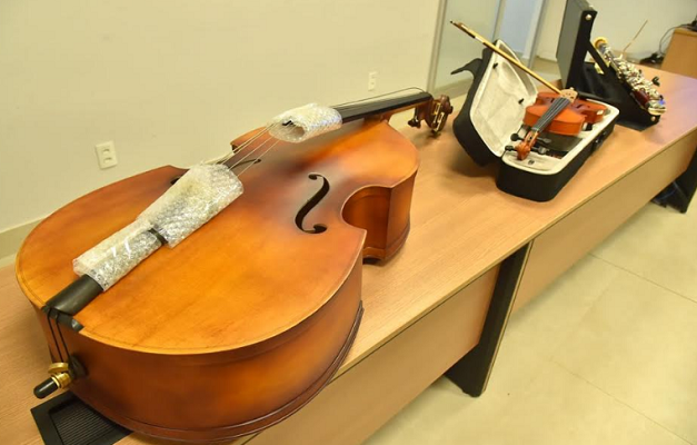 Banda Sinfônica de Aparecida de Goiânia recebe novos instrumentos musicais