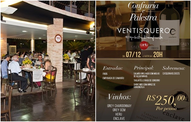 Bartolomeu Restaurante recebe confraria da Vinícola Ventisquero