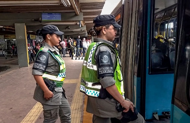 Batalhão de Terminal realiza patrulhamento voltado para o público feminino