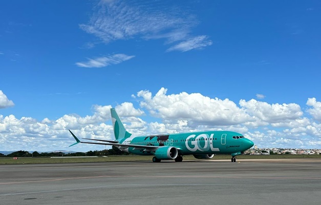 Boeing 737 MAX, o mais moderno da GOL, inicia voos para Caldas Novas