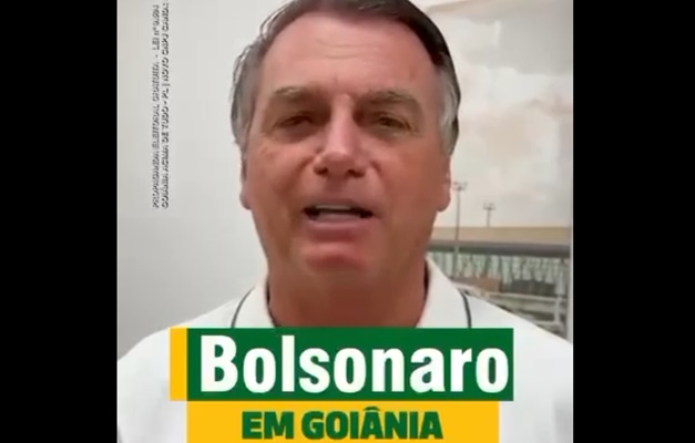 Bolsonaro participa de eventos de campanha em Goiânia e Aparecida