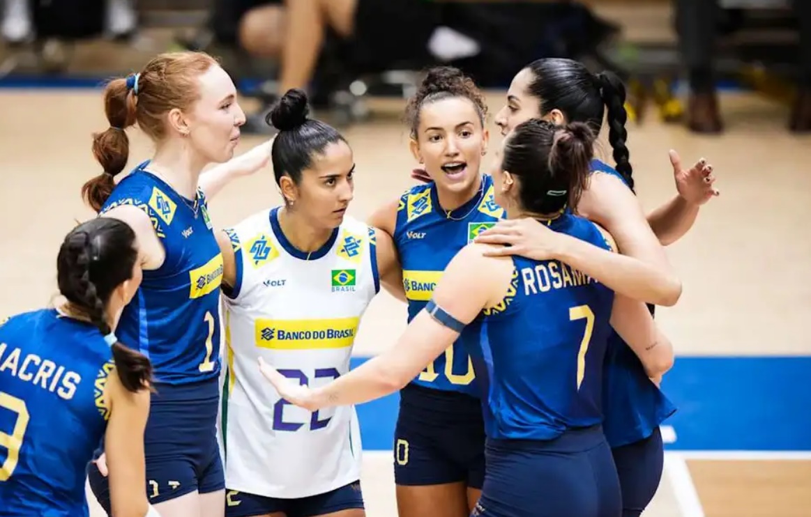 Brasil bate Bulgária e avança à fase final da Liga das Nações de Vôlei