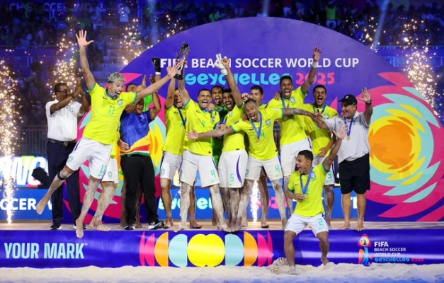 Brasil conquista heptacampeonato da Copa do Mundo de beach soccer