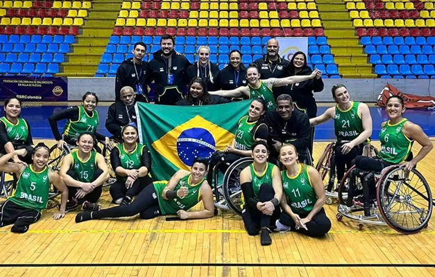 Brasil é vice-campeão na Copa América de basquete em cadeira de rodas