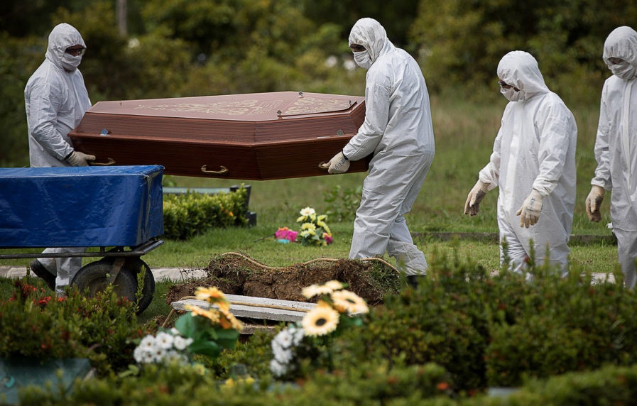Brasil registra 513 mortes por covid-19 em 24 horas