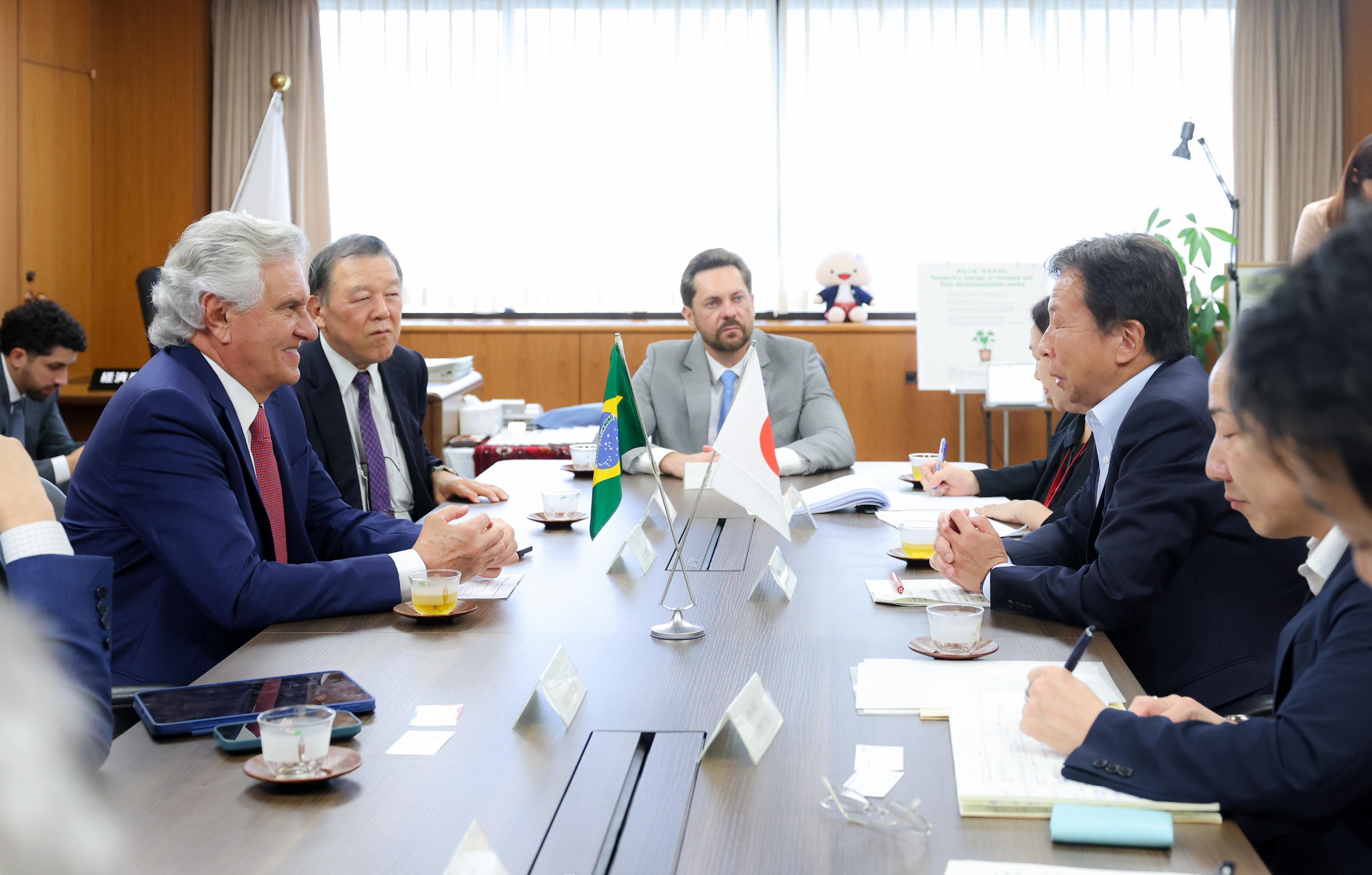 Caiado abre portas para investimentos japoneses em terras raras