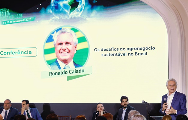 Caiado apresenta ações de Goiás para fortalecer agronegócio sustentável