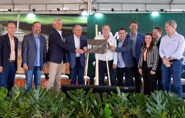 Caiado destaca geração de emprego durante inauguração de usina em Aporé