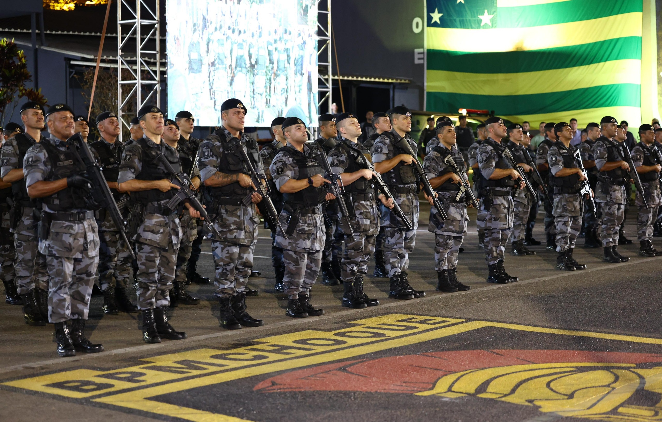 Caiado destaca qualificação da PM para segurança pública continuada